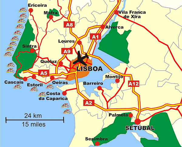 map of Estoril